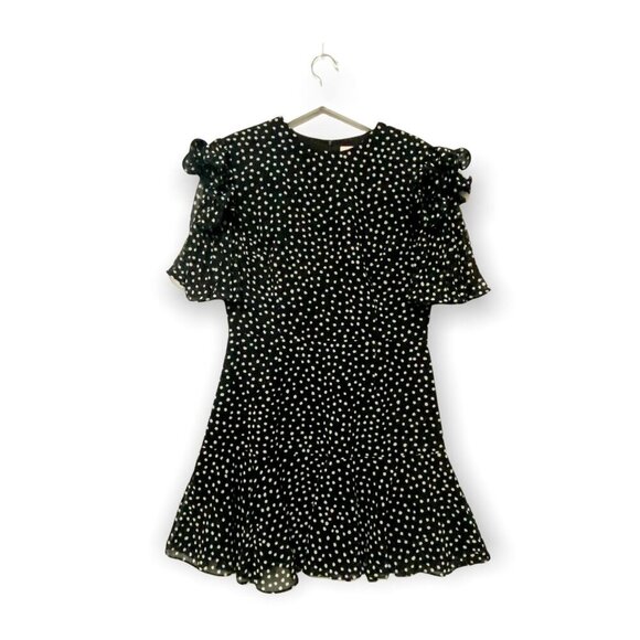 NWT KEEPSAKE THE LABEL Moonshine Dress In Black with Ivory Spots, Size XL‎ - Picture 2 of 13